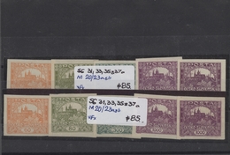 Tschechoslowakei: 1918/1992, Mint And Used Holding On Stockcards And In One Stockbook, From Hradacan - Brieven En Documenten