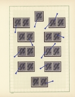 Tschechoslowakei: 1919, Mint Collection Of Apprx. 340 Stamps Of The Overprints On Austria 3h. - 1kr. - Lettres & Documents