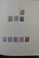 Türkei: 1863-1930. Very Well Filled, Mint Hinged And Used Collection Turkey 1863-1930 In Blanc Borek - Gebraucht