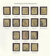 Türkei: 1880/1906, Collection Of About 100 Stamps Some Units Or On Piece. Large Part Turkish Stamps - Gebraucht