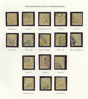 Türkei: 1880/1906, Collection Of About 100 Stamps Some Units Or On Piece. Large Part Turkish Stamps - Used Stamps