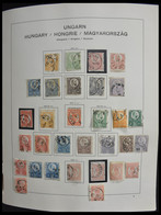 Ungarn: 1871-1989: Very Well Filled, MNH, Mint Hinged And Used, Partly Double Collection Hungary 187 - Briefe U. Dokumente