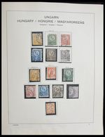 Ungarn: 1871-2000: Extensive, MNH, Mint Hinged And Used Collection Hungary 1871-2000 In 3 Schaubek A - Covers & Documents