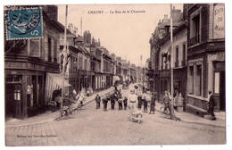 Delcampe - 4050 - Chauny ( 02 ) - La Rue De La Chaussée - éd. Des Nlles Galeries - - Chauny