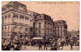 Delcampe - 4052 - Saint-Quentin ( 02 ) - Le Marché - N°61(1) - - Saint Quentin