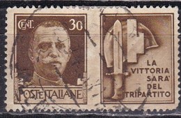Regno D'Italia, 1942 - 30c Milizia Propaganda Di Guerra - Nr.PG8 Usato° - Oorlogspropaganda