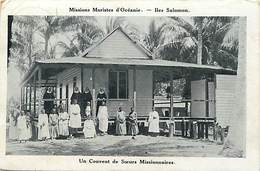 Delcampe - Pays Div -ref P861- Missions Maristes D Oceanie - Iles Salomon - Un Couvent Des Soeurs Missionnaires  - - Missionen