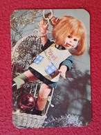 Delcampe - PORTUGAL CALENDARIO DE BOLSILLO CALENDAR MUÑECA TOY PIPPI CALZASLARGAS PIPI, SERIE TV TVE AÑOS 70 Inger Nilsson VER FOTO - Petit Format : 1981-90