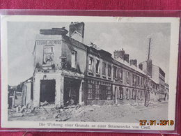 Delcampe - CPA - Creil - Die Wirkung Einer Granate An Einer Strassenecke (1917) - Creil