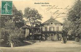 Delcampe - Pays Div -ref P855- Luxembourg - Mondorf Les Bains - Entree Du Parc - Carte Bon Etat - - Bad Mondorf