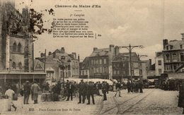 Delcampe - EU PLACE CARNOT UN JOUR DE FOIRE - Eu