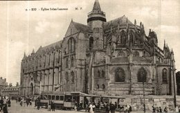 Delcampe - SAINTES EGLISE SAINT LAURENT - Eu