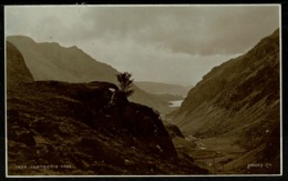 Ref 1267 - Judges Real Photo Postcard - Llanberis Pass - Caernarvon Wales - Caernarvonshire