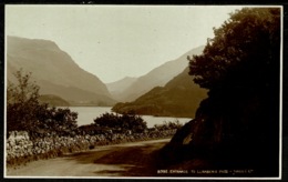 Ref 1267 - Judges Real Photo Postcard - Entrance To Llanberis Pass - Caernarvon Wales - Caernarvonshire