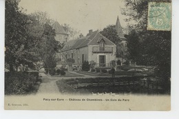 Delcampe - PACY SUR EURE - Château De CHAMBINES - Un Coin Du Parc - Pacy-sur-Eure