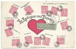 Delcampe - Timbres - Langage Des Timbres - Briefmarken (Abbildungen)