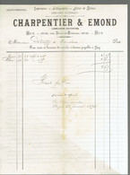 M-Facture - Charpentier & Emond - Librairie Classique A Huy  Le 24-Janvier-1896 Vers Marchin - 1800 – 1899