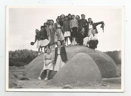 81 Tarn - Montalet  Carte Photo 1952 Animée Groupe Jeunes Filles - Other & Unclassified