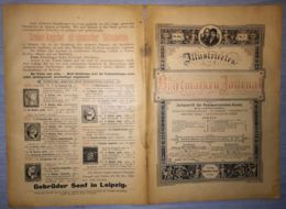 ILLUSTRATED STAMPS JOURNAL- ILLUSTRIERTES BRIEFMARKEN JOURNAL MAGAZINE, LEIPZIG, NR 4, FEBRUARY 1895, GERMANY - Tedesche (prima Del 1940)