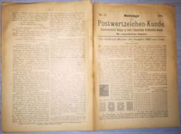 ILLUSTRATED STAMPS JOURNAL- ILLUSTRIERTES BRIEFMARKEN JOURNAL MAGAZINE SUPPLEMENT, LEIPZIG, NR 6, 1891, GERMANY - Allemand (jusque 1940)