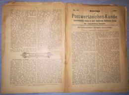 ILLUSTRATED STAMPS JOURNAL- ILLUSTRIERTES BRIEFMARKEN JOURNAL MAGAZINE SUPPLEMENT, LEIPZIG, NR 10, 1892, GERMANY - Duits (tot 1940)