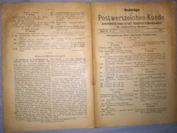 ILLUSTRATED STAMPS JOURNAL- ILLUSTRIERTES JOURNAL MAGAZINE SUPPLEMENT FOR COLLECTORS, LEIPZIG, NR 8, 1901, GERMANY - German (until 1940)