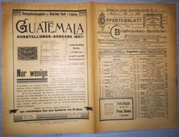 ILLUSTRATED STAMPS JOURNAL- ILLUSTRIERTES BRIEFMARKEN JOURNAL MAGAZINE SUPPLEMENT, PRICE LIST, LEIPZIG, 1901, GERMANY - Allemand (jusque 1940)