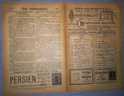 ILLUSTRATED STAMPS JOURNAL- ILLUSTRIERTES BRIEFMARKEN JOURNAL MAGAZINE SUPPLEMENT, PRICE LIST, LEIPZIG, 1901, GERMANY - German (until 1940)