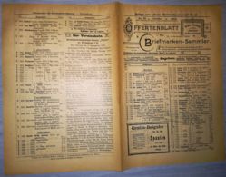 ILLUSTRATED STAMPS JOURNAL- ILLUSTRIERTES BRIEFMARKEN JOURNAL MAGAZINE SUPPLEMENT, PRICE LIST, LEIPZIG, 1901, GERMANY - Allemand (jusque 1940)