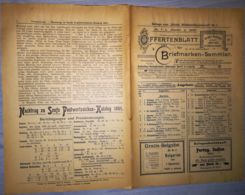 ILLUSTRATED STAMP JOURNAL-ILLUSTRIERTES BRIEFMARKEN JOURNAL MAGAZINE PRICE LIST, LEIPZIG, NR 1, 1902, GERMANY - Duits (tot 1940)