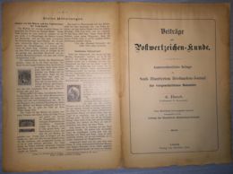 ILLUSTRATED STAMP JOURNAL-ILLUSTRIERTES BRIEFMARKEN JOURNAL MAGAZINE SUPPLEMENT, LEIPZIG, NR 4/13, 1902, GERMANY - Duits (tot 1940)