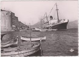 Delcampe - DAV :  Corse : CALVI    Vue , Bateau   " Commandant  Quéré  , Courrier - Calvi