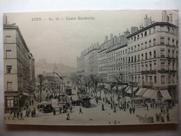 Delcampe - Carte Postale Lyon (69)  Cours Gambetta ( CPA Dos Non Divisé Noir Et Blanc Non Circulée ) - Lyon 3