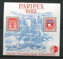 11025 FRANCE   N°3 **  Paripex  Salon Philatélique D'automne à Paris   1982   TTB - CNEP