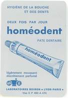 Delcampe - Homéodent, Pate Dentaire ( Calendrier Métal 1971 ) ( Dentifrice, Laboratoires Boiron ) - Werbung