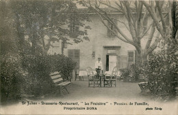 13. MARSEILLE - SAINT JULIEN. Restaurant "La Fraisière". Propriétaire Dona. TRare, Voir Description. - Saint Barnabé, Saint Julien, Montolivet