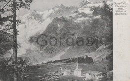 Delcampe - Switzerland - Saas Fee - Taschhorn - Dom - Saas-Fee