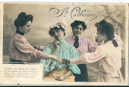 Delcampe - Fantaisie  -  CPA  Pour  La  Ste - Catherine    ( Nievre ) - St. Catherine