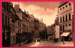 Delcampe - LAON - Rue Du Bourg - Café Des Voyageurs - E. VOUILLAC - Attelage - Animée - Oblit. S.B. Versorg. A.K. - Laon