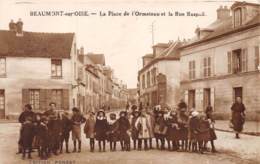 Delcampe - 95 - Val D' Oise / Beaumont - 95906 - La Place De L' Ormeteau Et La Rue Raspail - Beau Cliché Animé - Beaumont Sur Oise