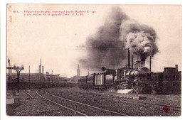 Delcampe - 4071 - Paris ( 12e ) Départ D'un Rapide Remorqué Par La Machine C.140 ( à 200 M De La Gare De Paris P.L.M. )n°121 - - Paris (12)
