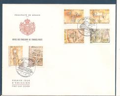 MONACO   Année 1989 Enveloppe 1er Jour** - Briefe U. Dokumente