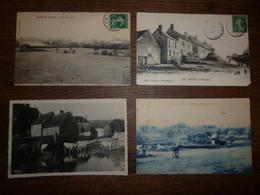 Delcampe - Lot De 109 Cartes Postales Du Département De La NIEVRE 58 - Nombreux Villages - 100 - 499 Karten