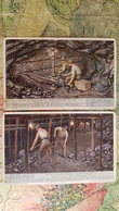 Delcampe - 3 Cards Lot - Mine - Miner - STEINKOHLEN - Bergbau