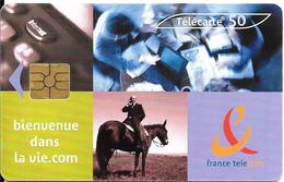 CARTE°-PUBLIC-F 1044-GEM2-50U-03/00-VIE.COM CHEVAL-UTILISE-TBE- - 2000