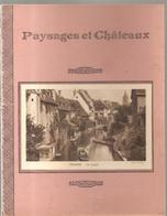 Couverture De Cahier D'écolier Des Années 1950 "Paysages Et Châteaux", Colmar La Lauch - Coberturas De Libros