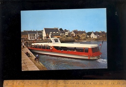Delcampe - LOCMARIAQUER Morbihan 56 : Le Bateau Vedette Assurant Le Tour Du Golfe  1973 - Locmariaquer