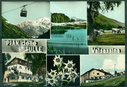 Delcampe - CARTOLINA - CV1170 MARGNO (Lecco LC) Pian Delle Betulle, Valsassina, Cartolina Con 5 Vedutine, Viaggiata 1959, - Lecco