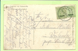 BZ 65 (opdruk Malmedy) Met Stempel LIGNEUVILLE (Rare Bureau !!) (K4040) - OC55/105 Eupen & Malmédy