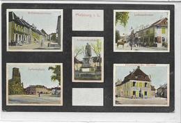 Delcampe - 57 PFALSBOURG . Multivue Couleur , 5 Clichés , édit : Chr Lentz , écrite En 1918 , état Extra - Phalsbourg